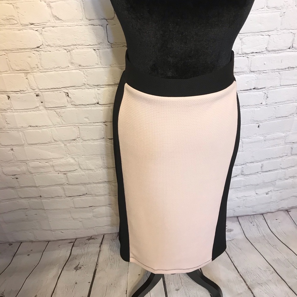 Textured Knit Pencil Skirt